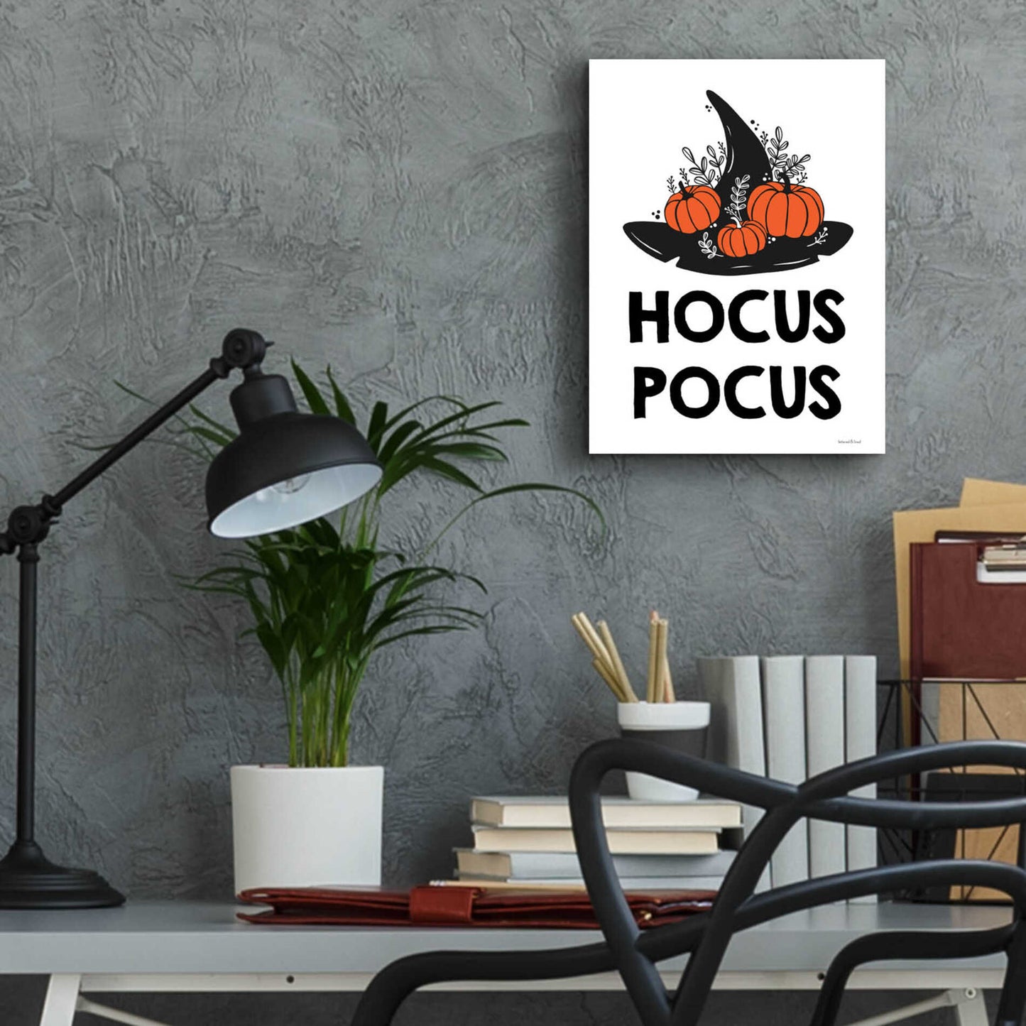 Epic Art 'Hocus Pocus' by Lettered & Lined, Acrylic Glass Wall Art,12x16