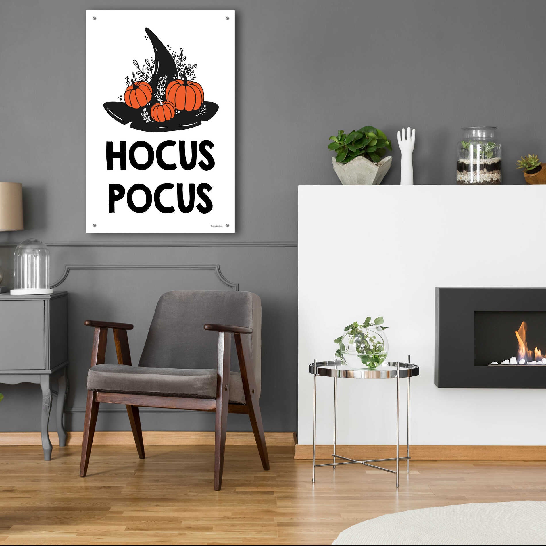 Epic Art 'Hocus Pocus' by Lettered & Lined, Acrylic Glass Wall Art,24x36