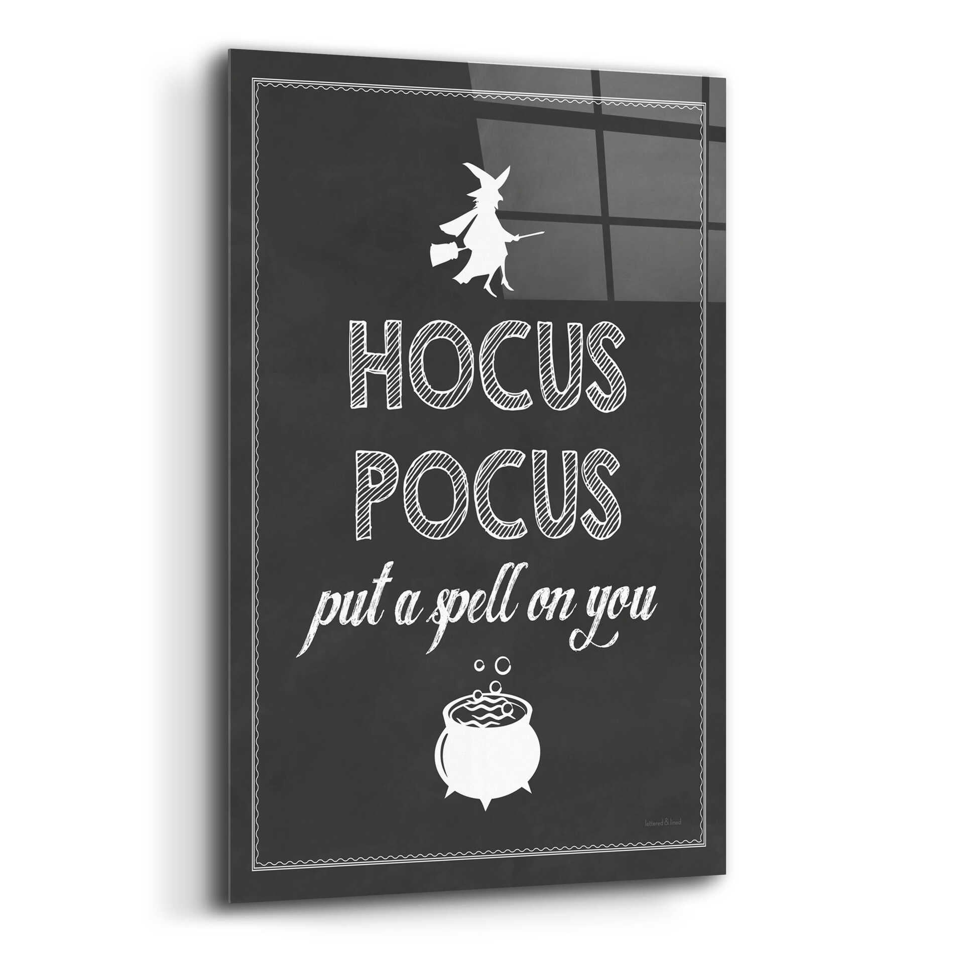 Epic Art 'Put A Spell On You' by Lettered & Lined, Acrylic Glass Wall Art,12x16