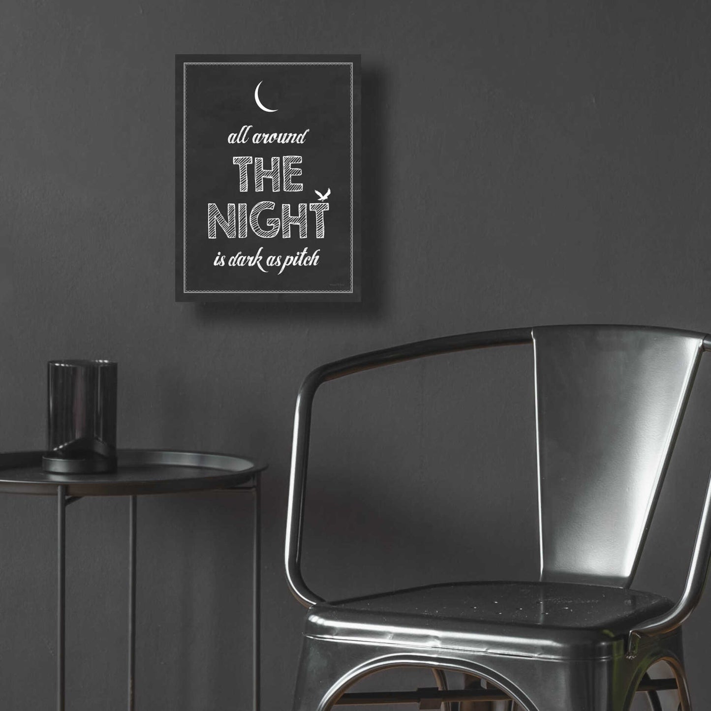 Epic Art 'All Around The Night I' by Lettered & Lined, Acrylic Glass Wall Art,12x16