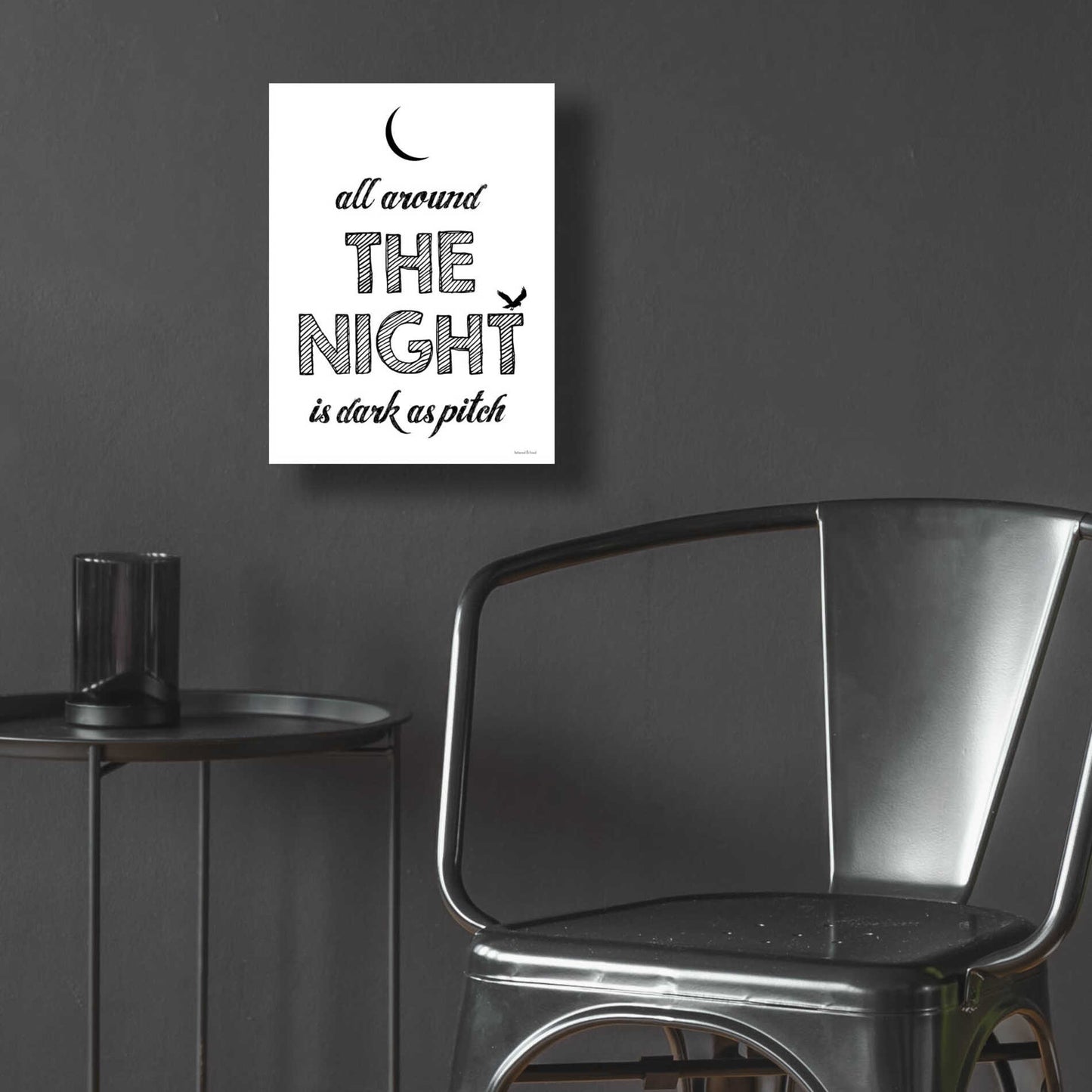 Epic Art 'All Around The Night II' by Lettered & Lined, Acrylic Glass Wall Art,12x16