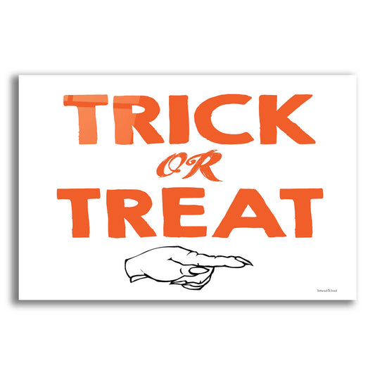 Epic Art 'Trick Or Treat' by Lettered & Lined, Acrylic Glass Wall Art