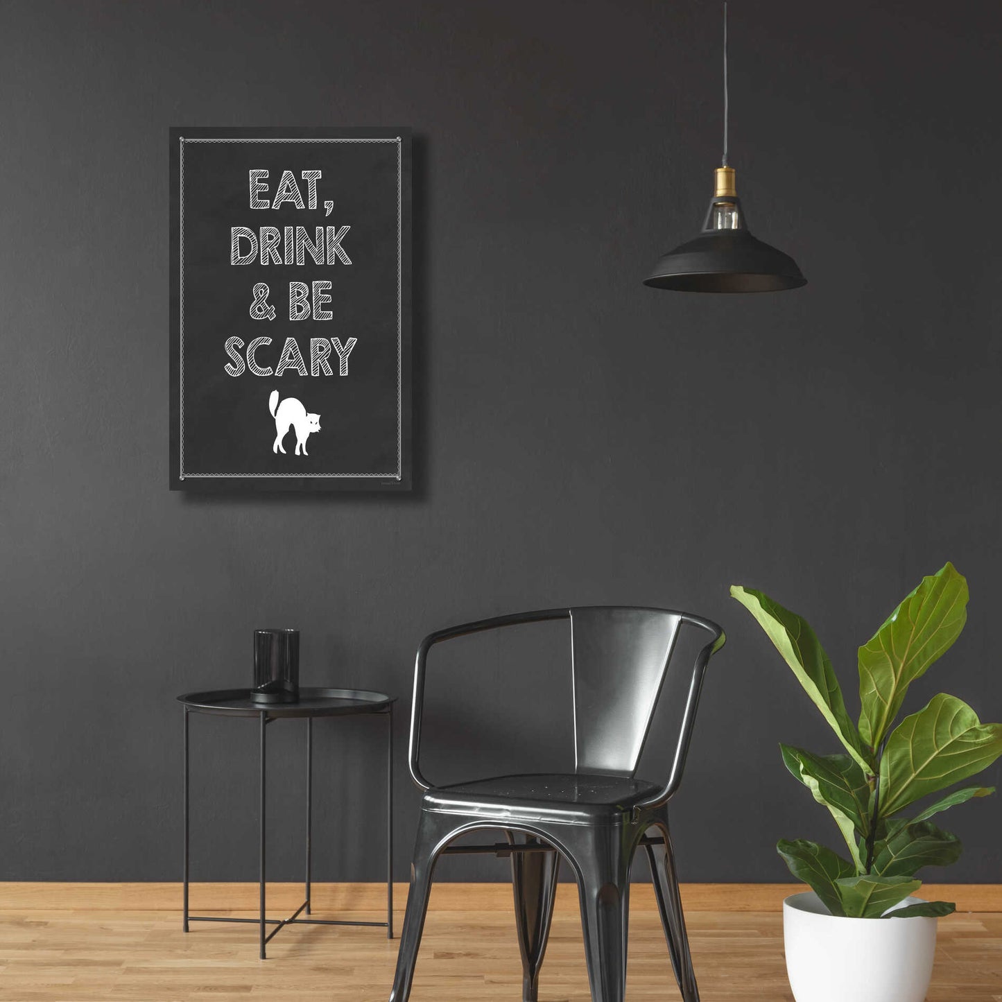 Epic Art 'Be Scary II' by Lettered & Lined, Acrylic Glass Wall Art,24x36