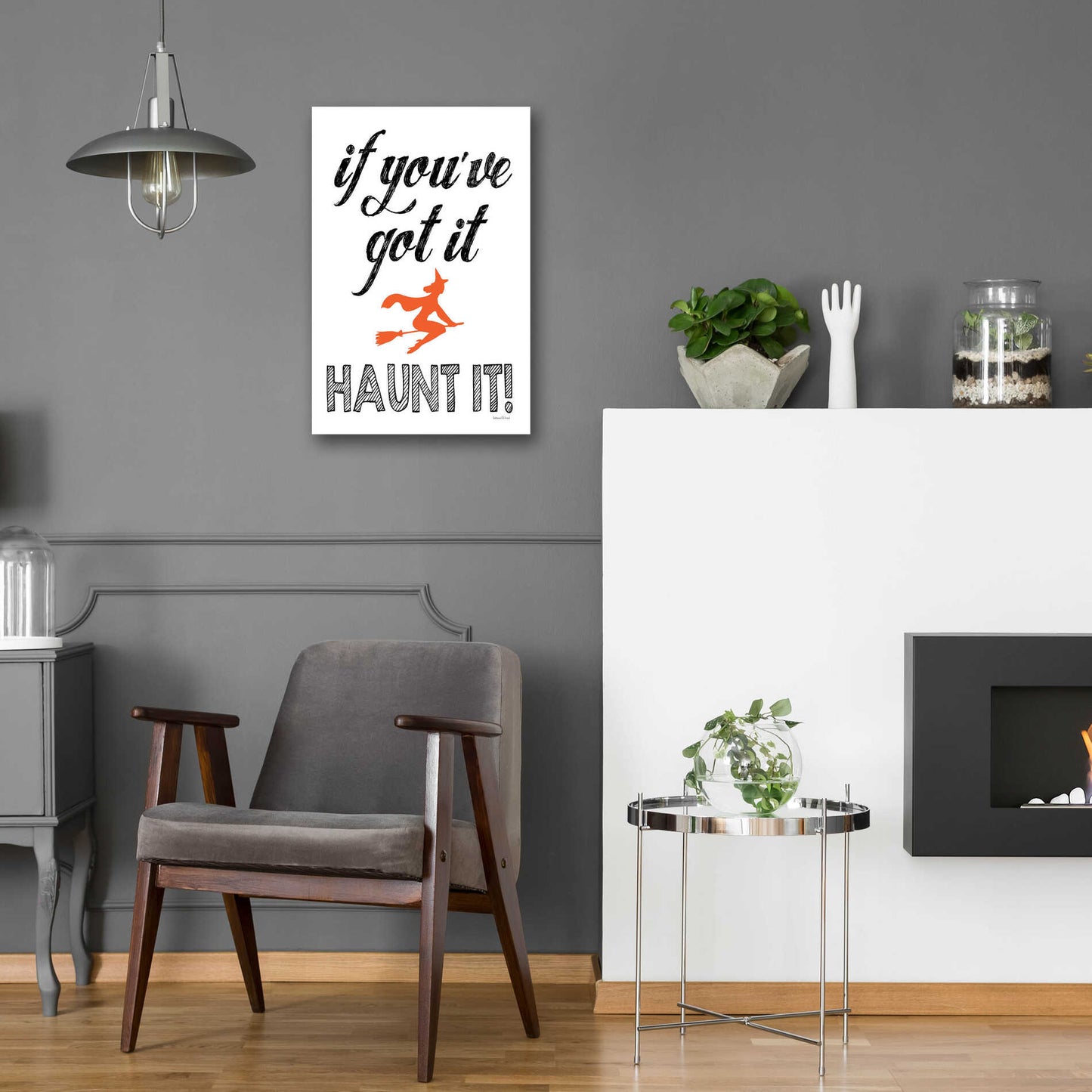 Epic Art 'Haunt It' by Lettered & Lined, Acrylic Glass Wall Art,16x24