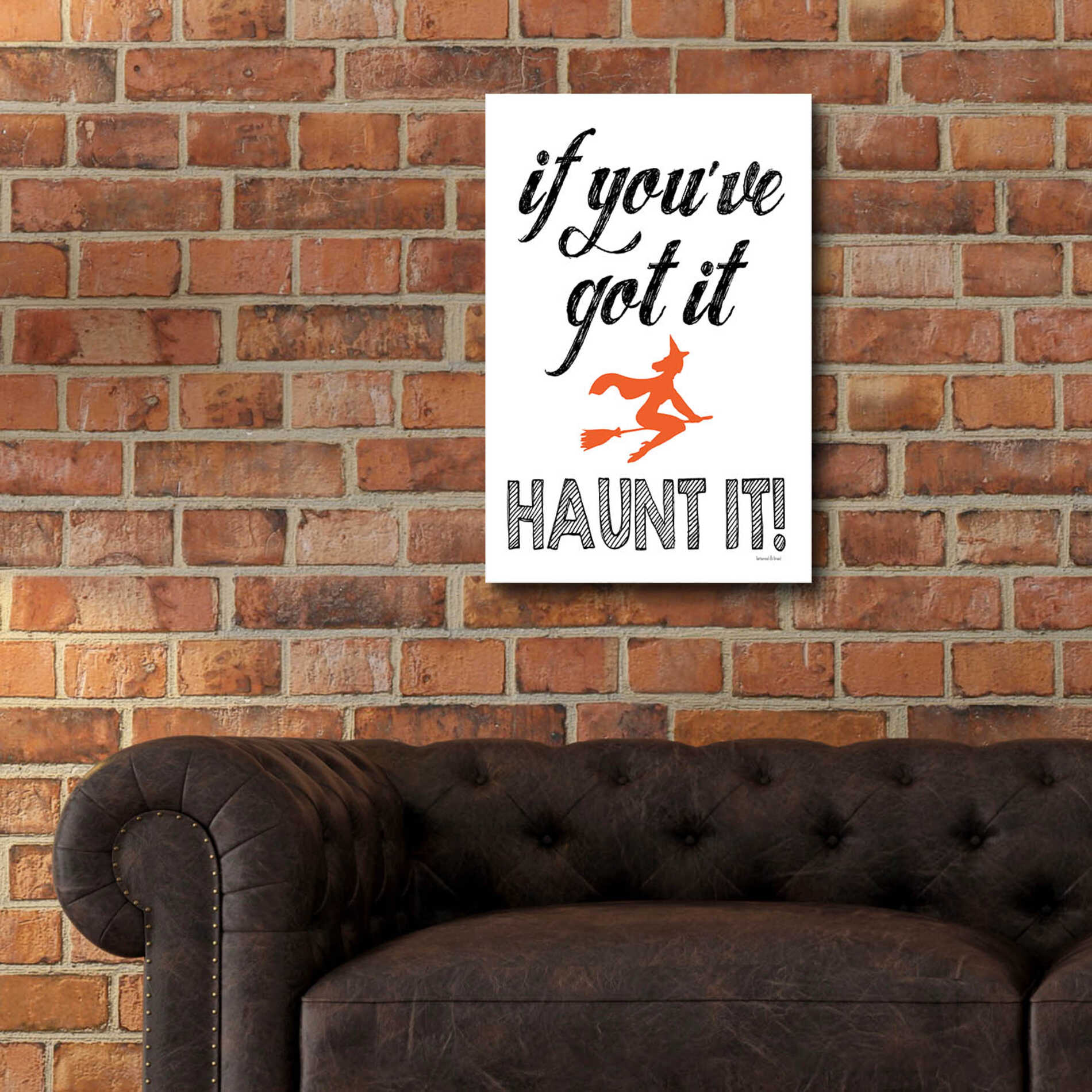 Epic Art 'Haunt It' by Lettered & Lined, Acrylic Glass Wall Art,16x24