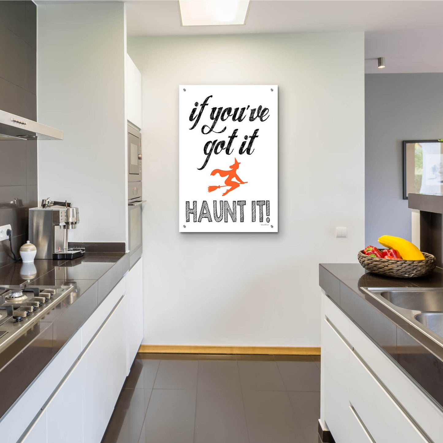 Epic Art 'Haunt It' by Lettered & Lined, Acrylic Glass Wall Art,24x36