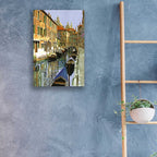 Epic Art 'La Barche Sul Canale' by Guido Borelli, Acrylic Glass Wall Art,16x24