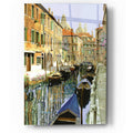 Epic Art 'La Barche Sul Canale' by Guido Borelli, Acrylic Glass Wall Art