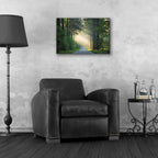 Epic Art 'The Road' by Martin Podt, Acrylic Glass Wall Art,24x16