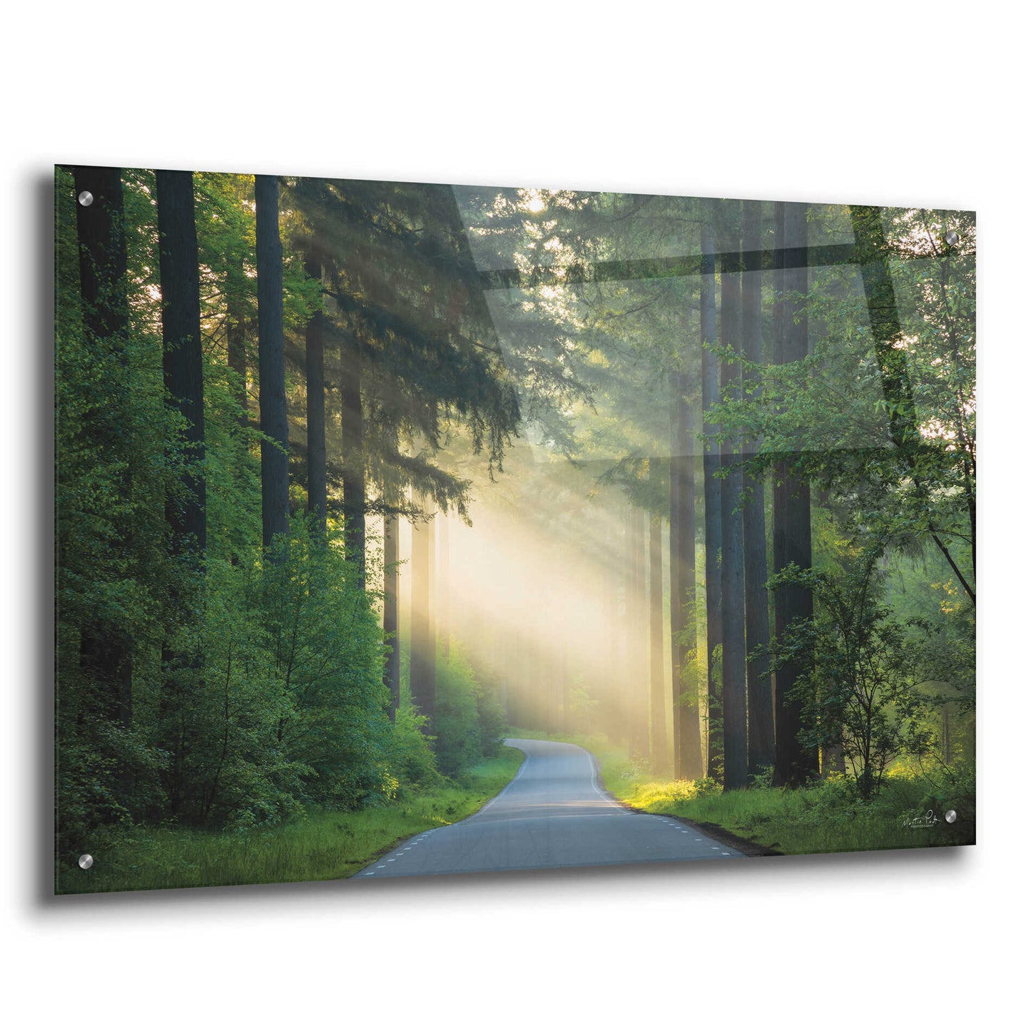 Epic Art 'The Road' by Martin Podt, Acrylic Glass Wall Art,36x24