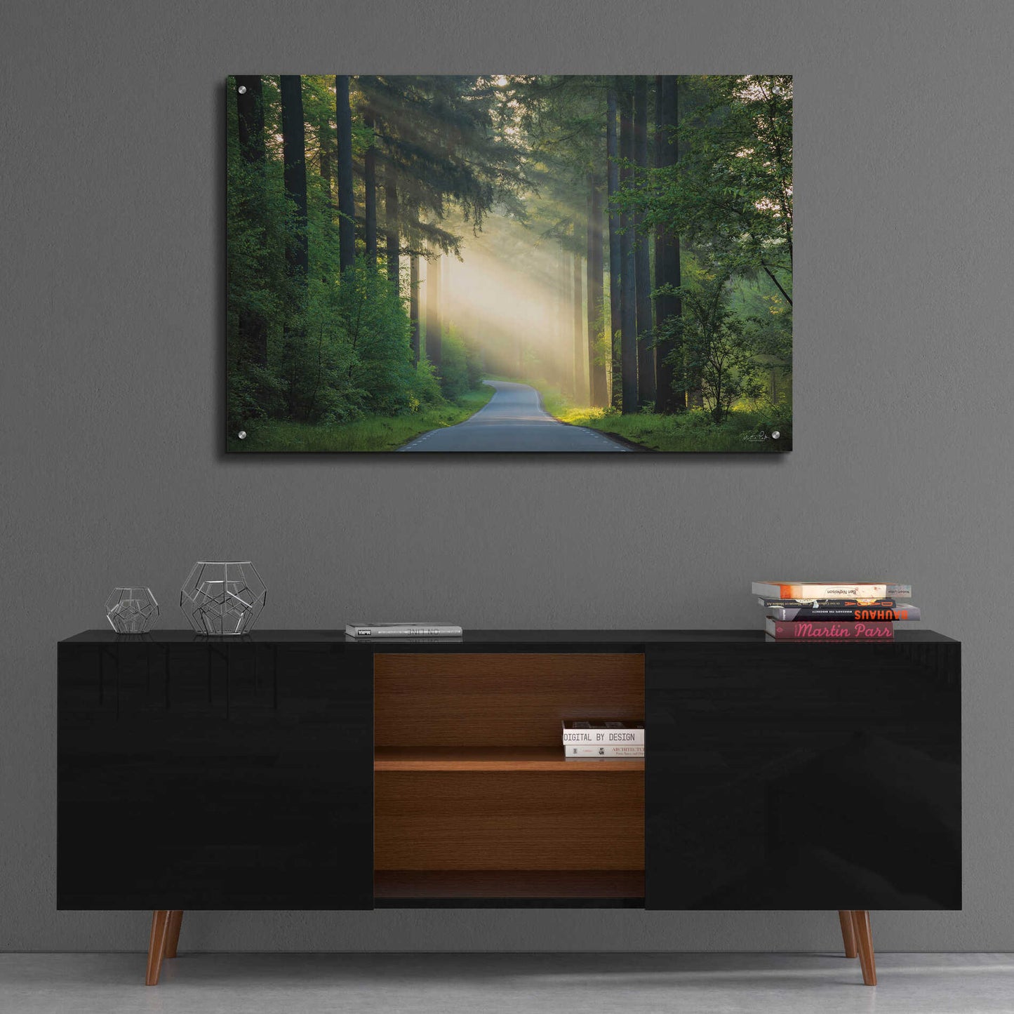 Epic Art 'The Road' by Martin Podt, Acrylic Glass Wall Art,36x24