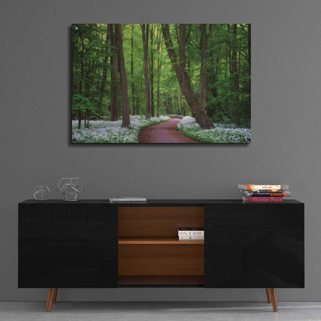 Epic Art 'Fragrant Road' by Martin Podt, Acrylic Glass Wall Art,36x24