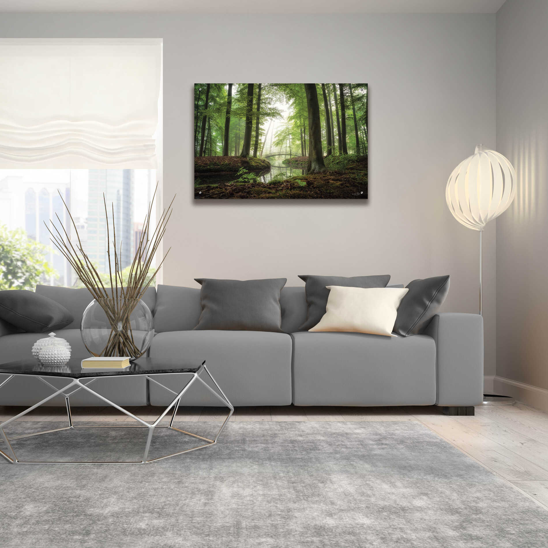 Epic Art 'On a Beautiful Morning' by Martin Podt, Acrylic Glass Wall Art,36x24