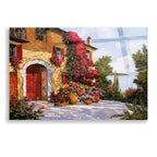 Epic Art 'Bouganville' by Guido Borelli, Acrylic Glass Wall Art