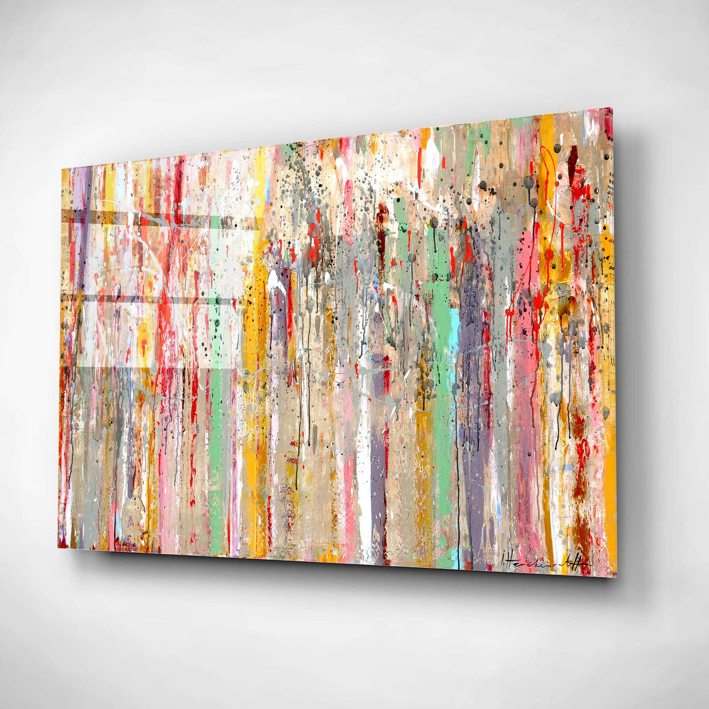 Epic Art 'Vertical Reflections' by Ingeborg Herckenrath, Acrylic Glass Wall Art,24x16