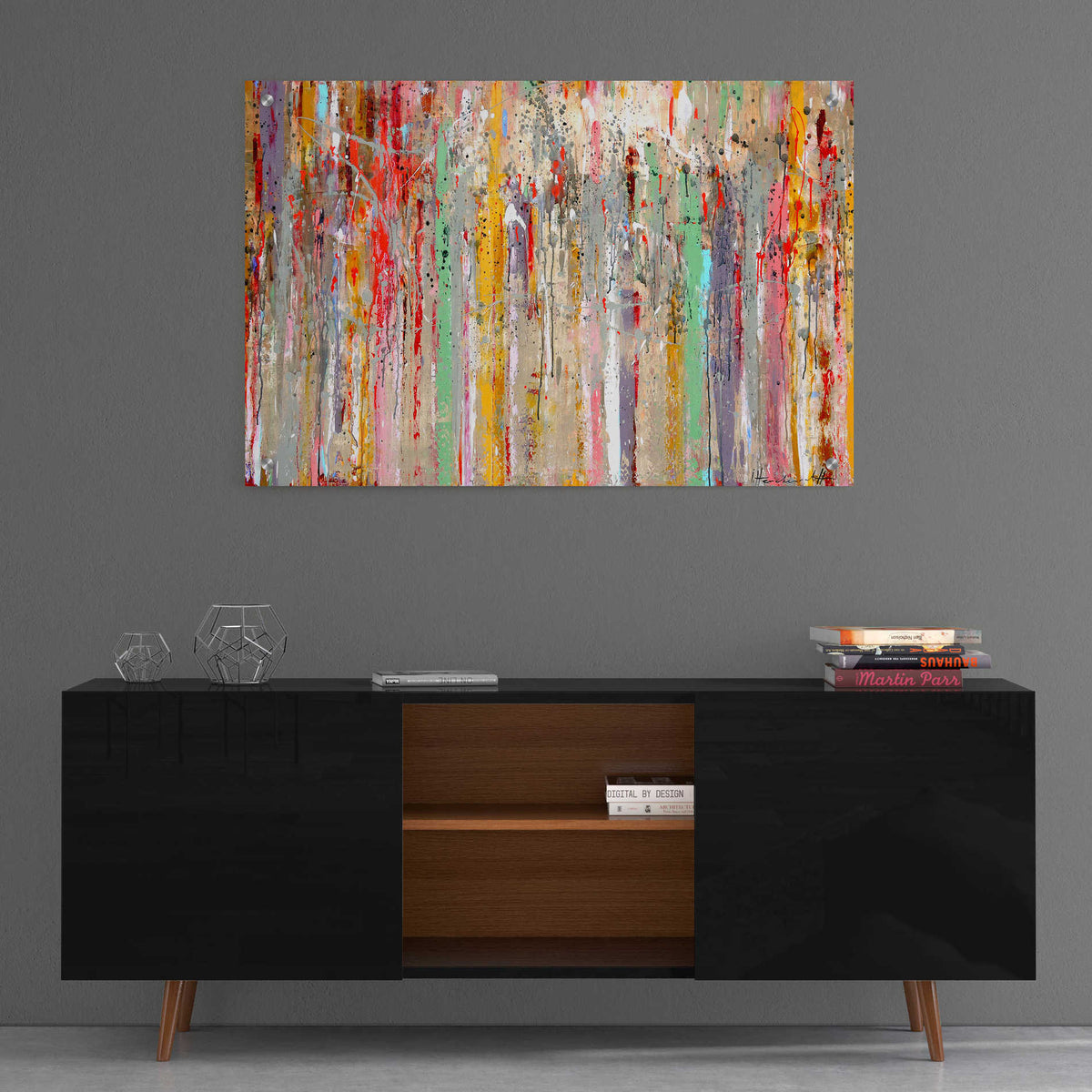 Epic Art 'Vertical Reflections' by Ingeborg Herckenrath, Acrylic Glass Wall Art,36x24