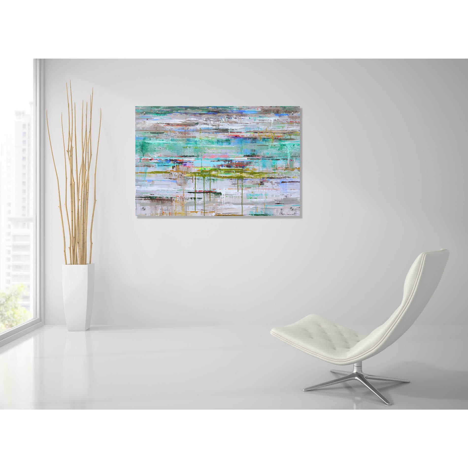 Epic Art 'Miami Reflection' by Ingeborg Herckenrath, Acrylic Glass Wall Art,36x24