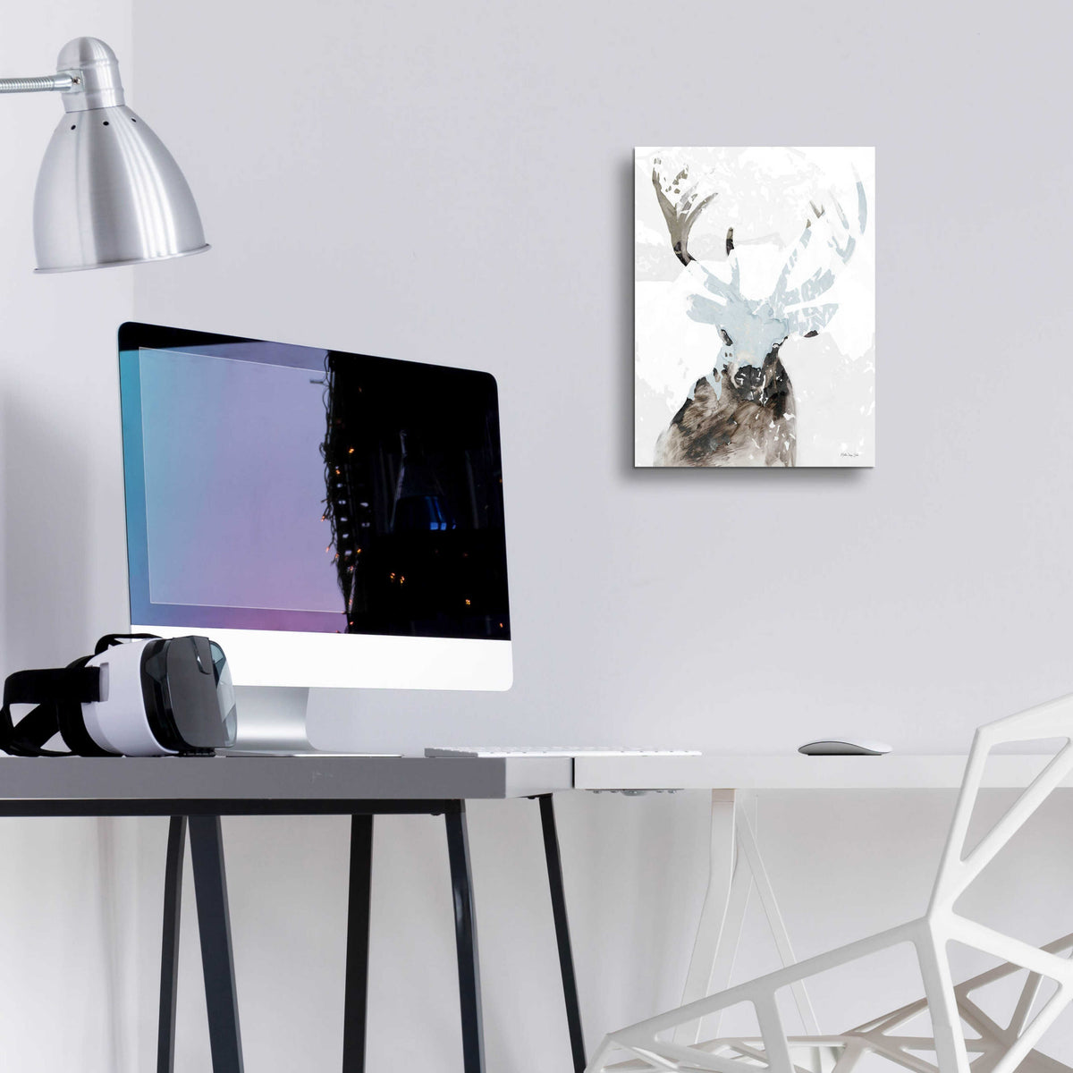 Epic Art 'Elk Impression 2' by Stellar Design Studio, Acrylic Glass Wall Art,12x16