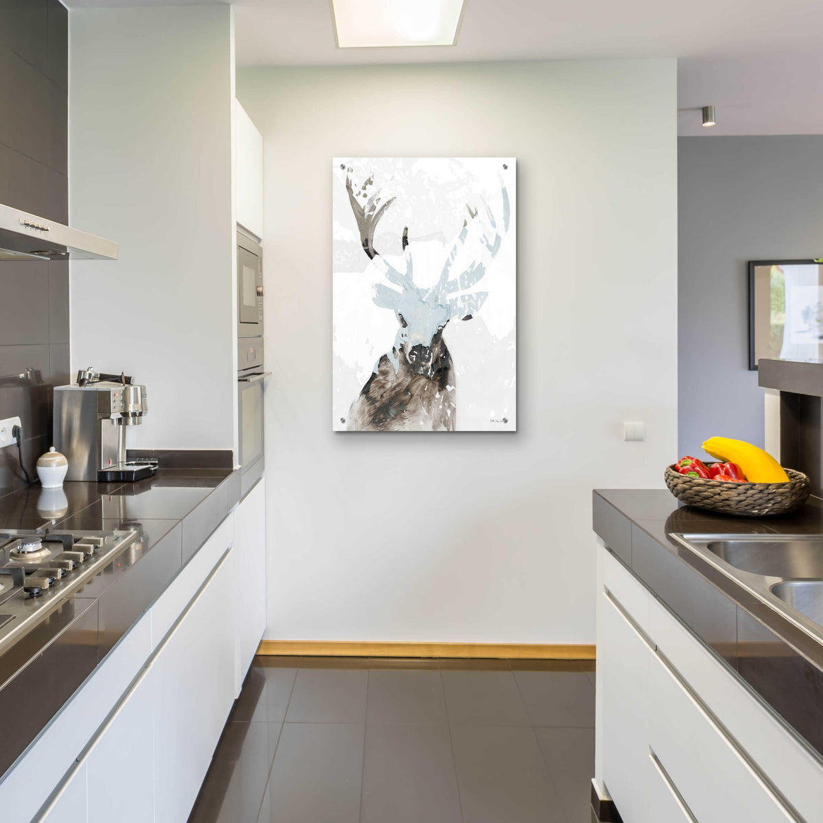 Epic Art 'Elk Impression 2' by Stellar Design Studio, Acrylic Glass Wall Art,24x36