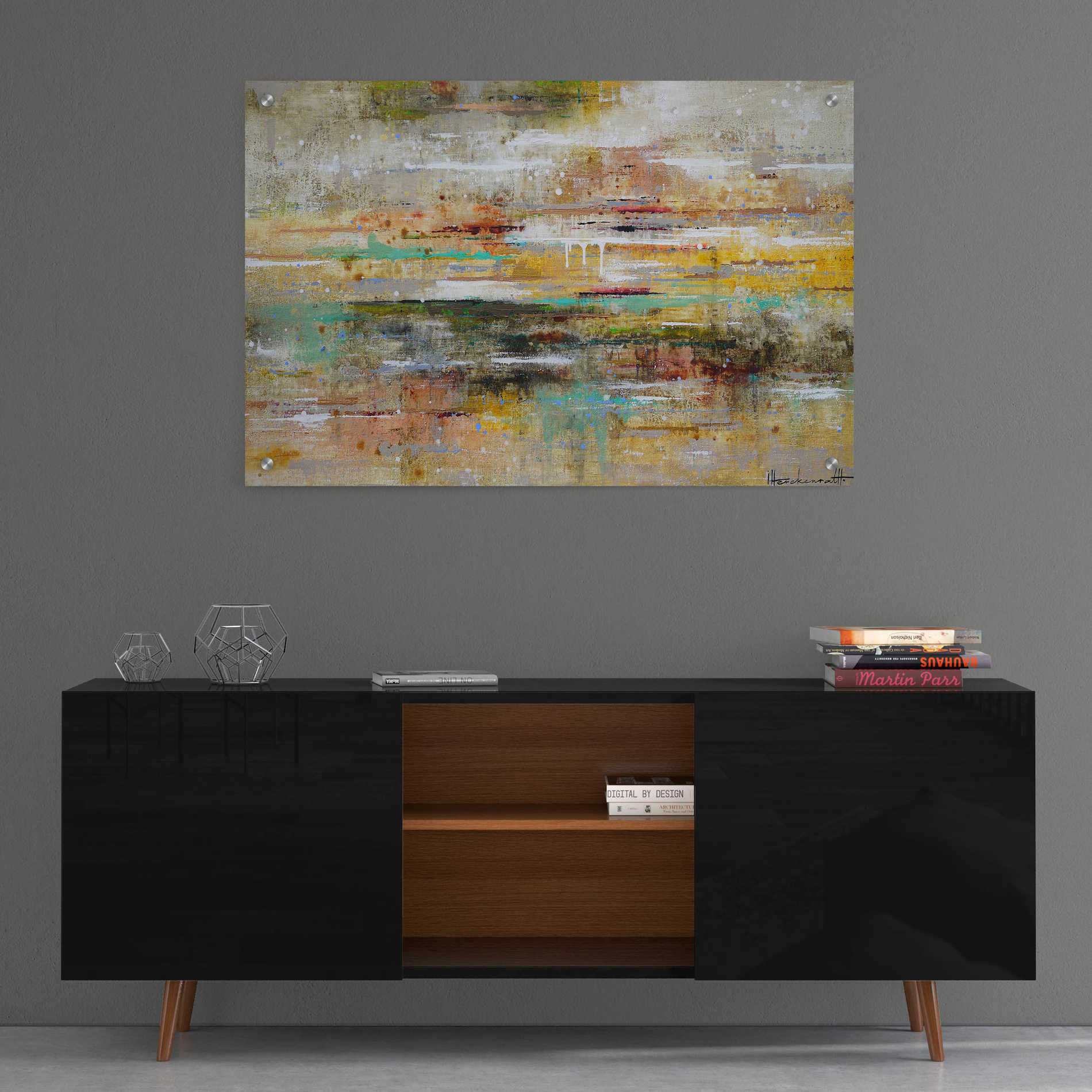 Epic Art 'Oasis Reflection' by Ingeborg Herckenrath, Acrylic Glass Wall Art,36x24