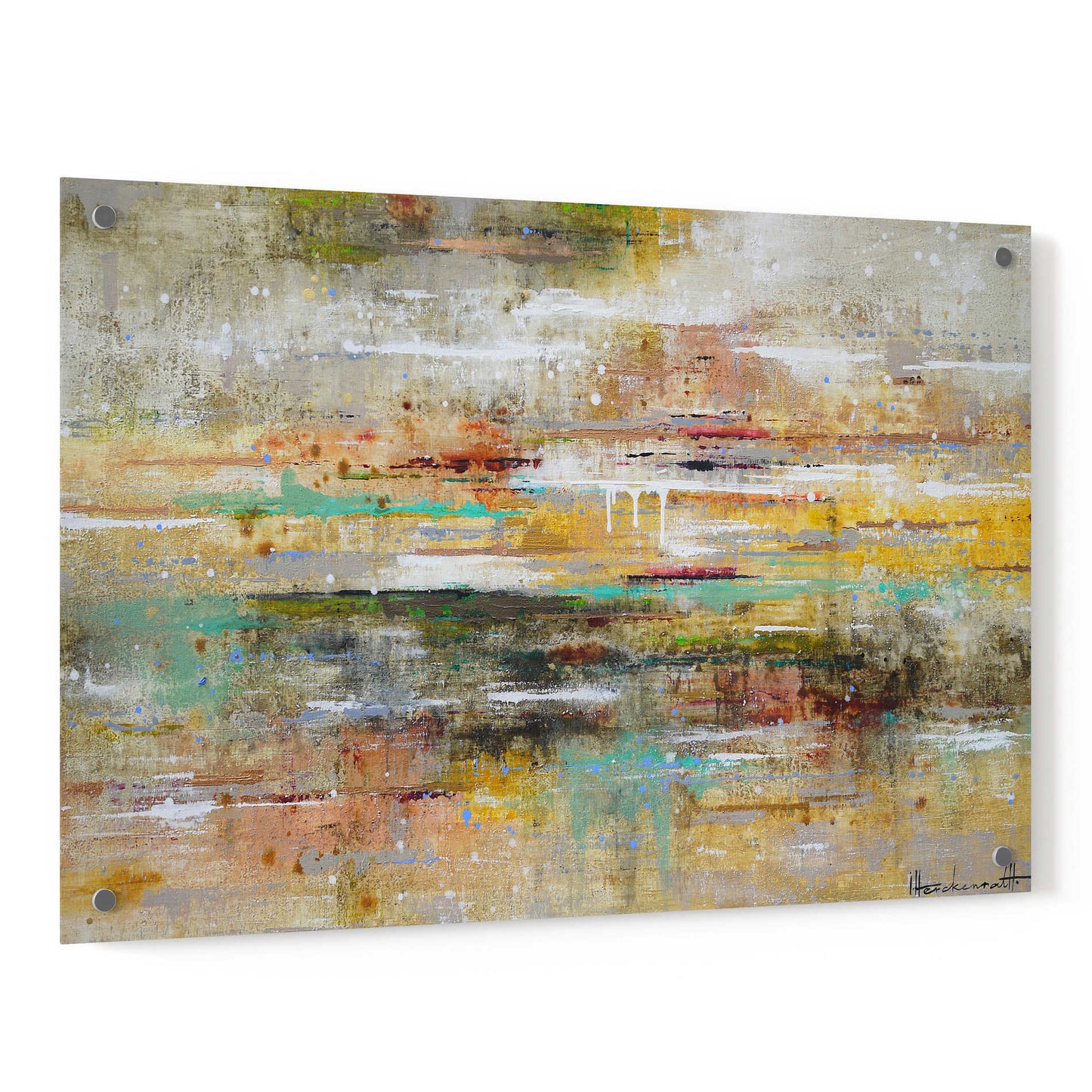 Epic Art 'Oasis Reflection' by Ingeborg Herckenrath, Acrylic Glass Wall Art,36x24