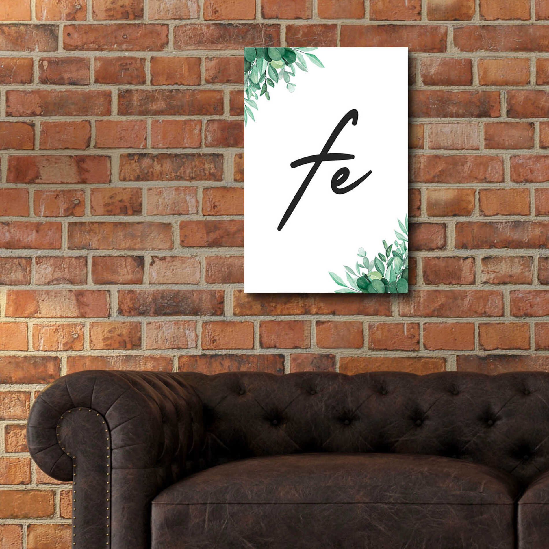 Epic Art 'Faith - Spanish' by Seven Trees Design, Acrylic Glass Wall Art,16x24