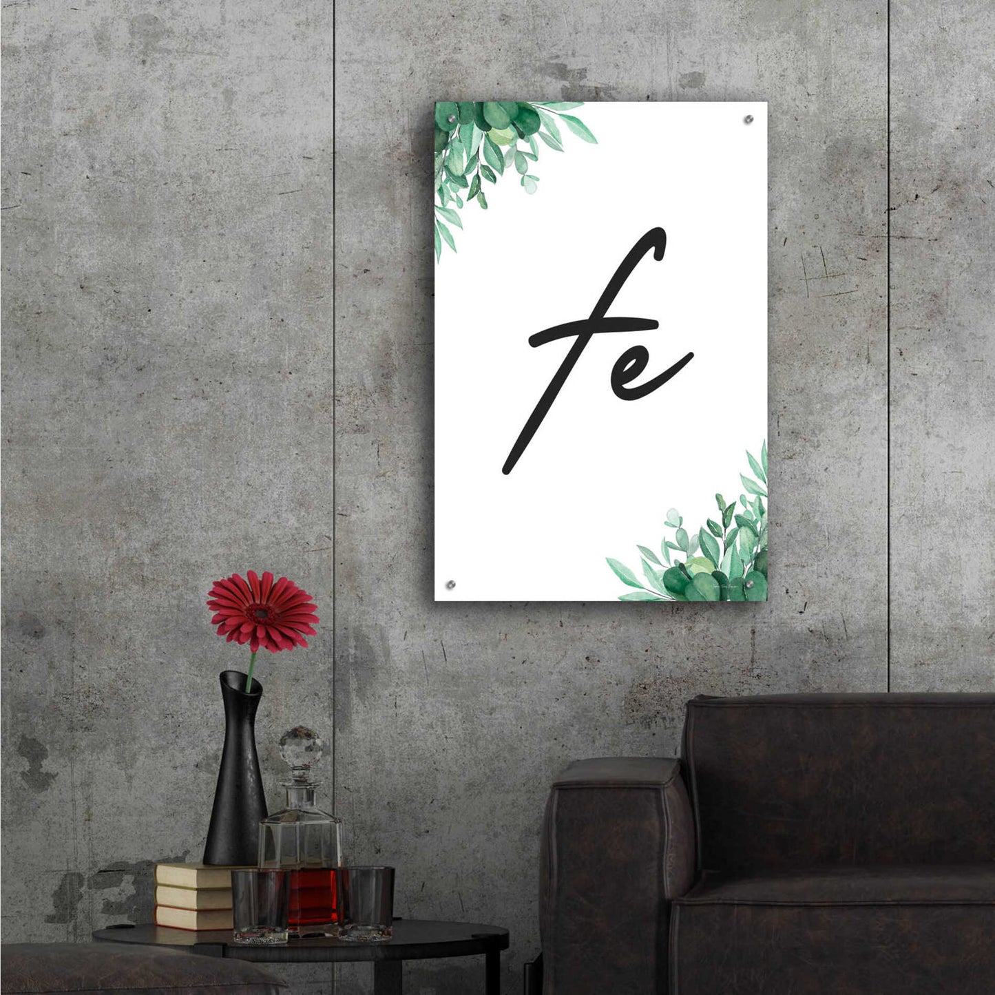 Epic Art 'Faith - Spanish' by Seven Trees Design, Acrylic Glass Wall Art,24x36