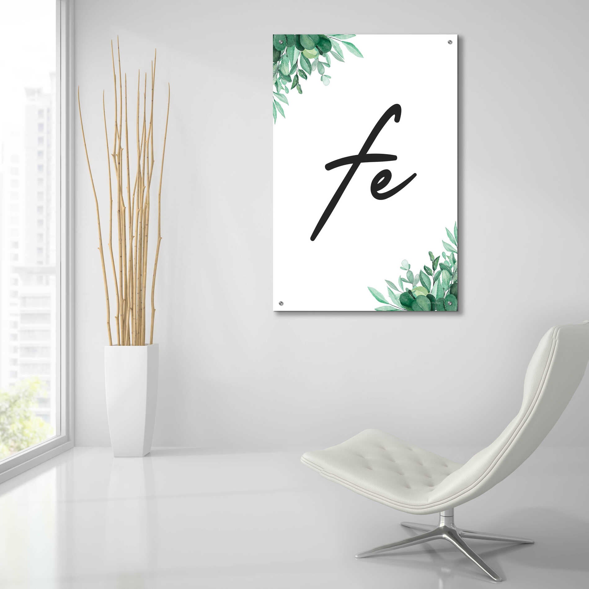 Epic Art 'Faith - Spanish' by Seven Trees Design, Acrylic Glass Wall Art,24x36