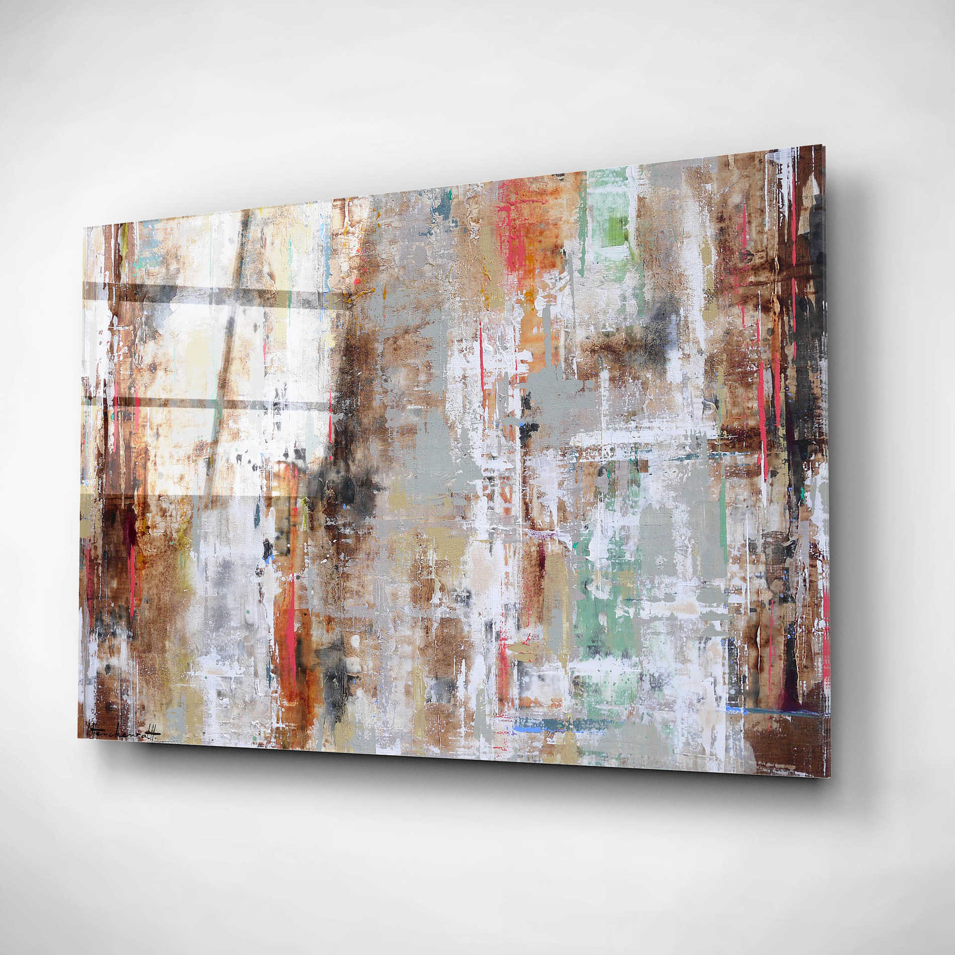 Epic Art 'Wood Reflection' by Ingeborg Herckenrath, Acrylic Glass Wall Art,16x12