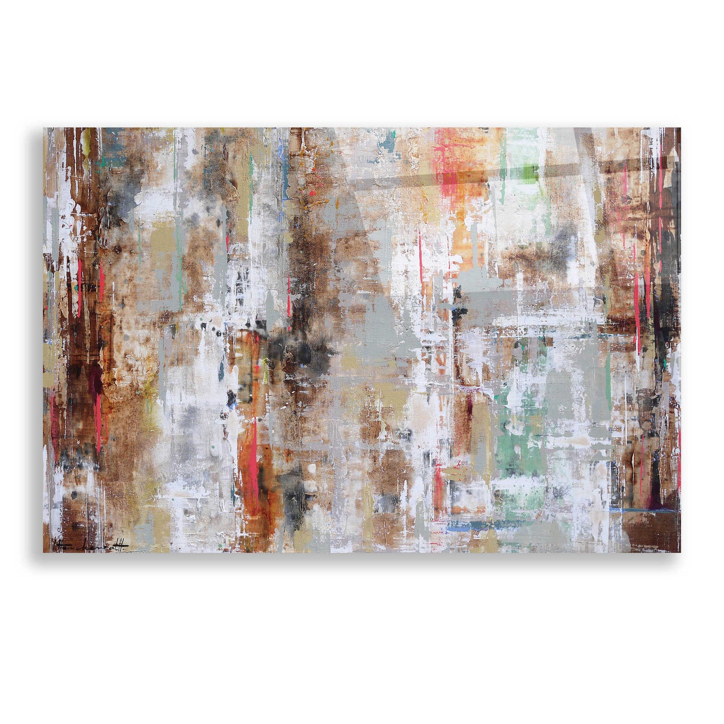 Epic Art 'Wood Reflection' by Ingeborg Herckenrath, Acrylic Glass Wall Art,24x16