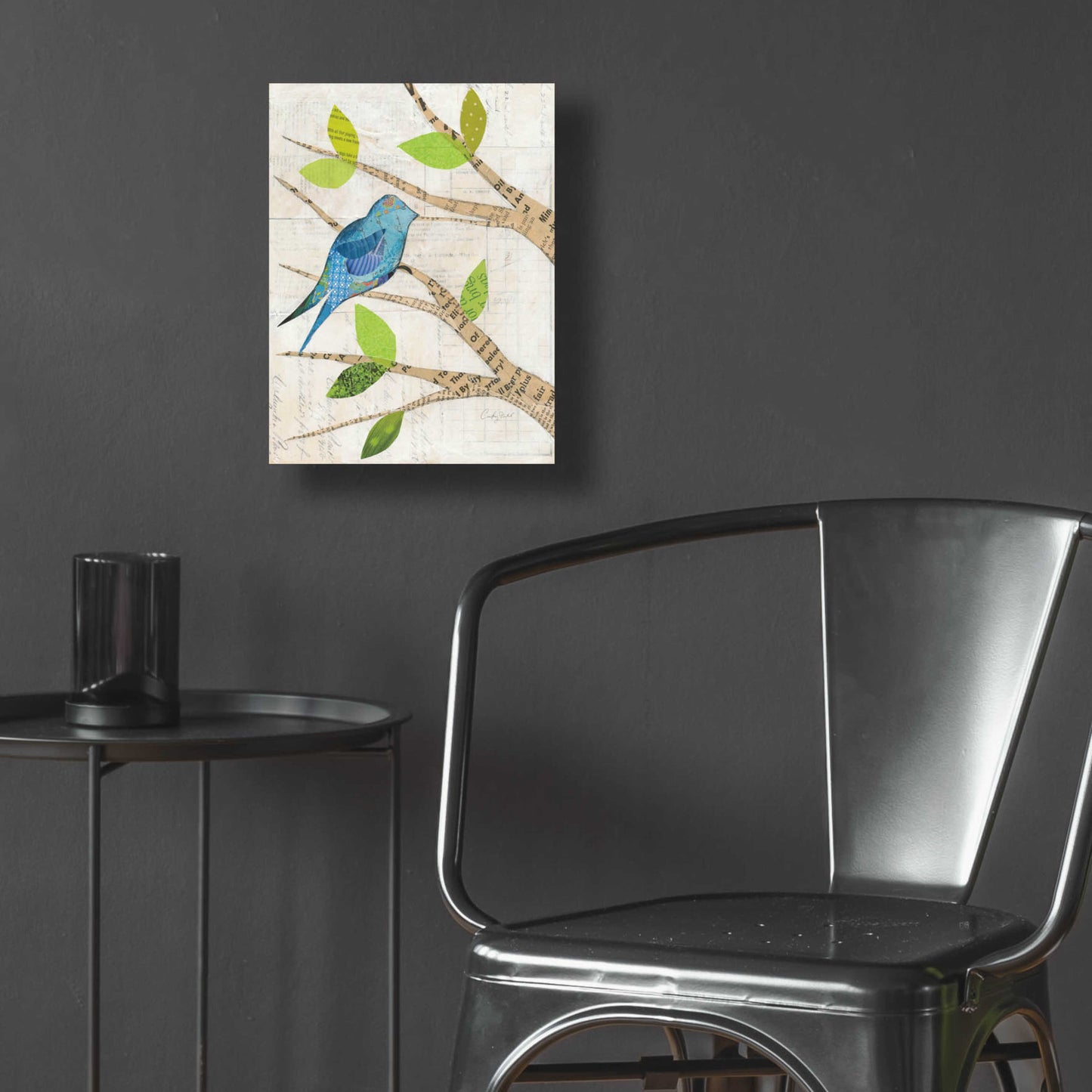 Epic Art 'Birds in Spring I' by Courtney Prahl, Acrylic Glass Wall Art,12x16