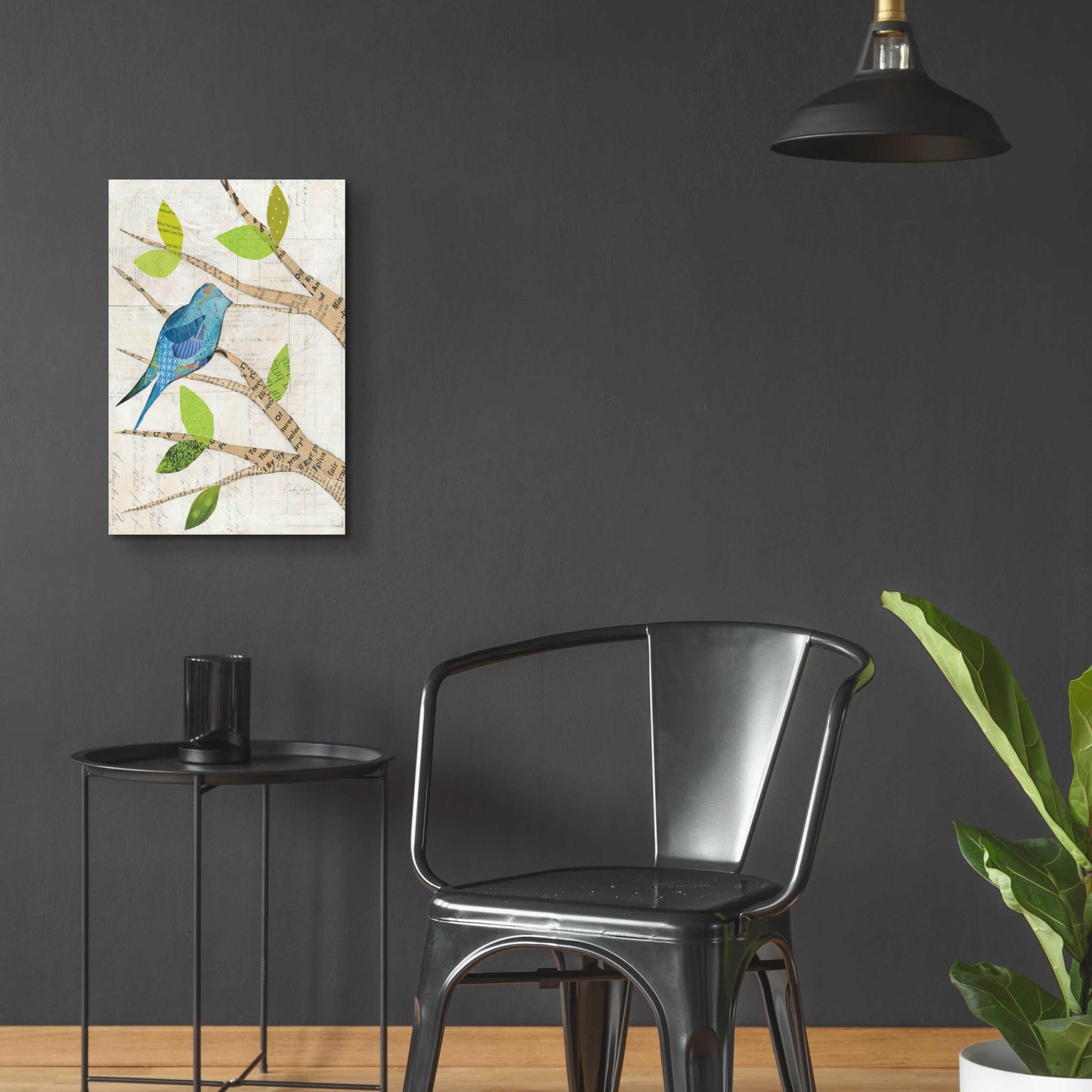 Epic Art 'Birds in Spring I' by Courtney Prahl, Acrylic Glass Wall Art,16x24