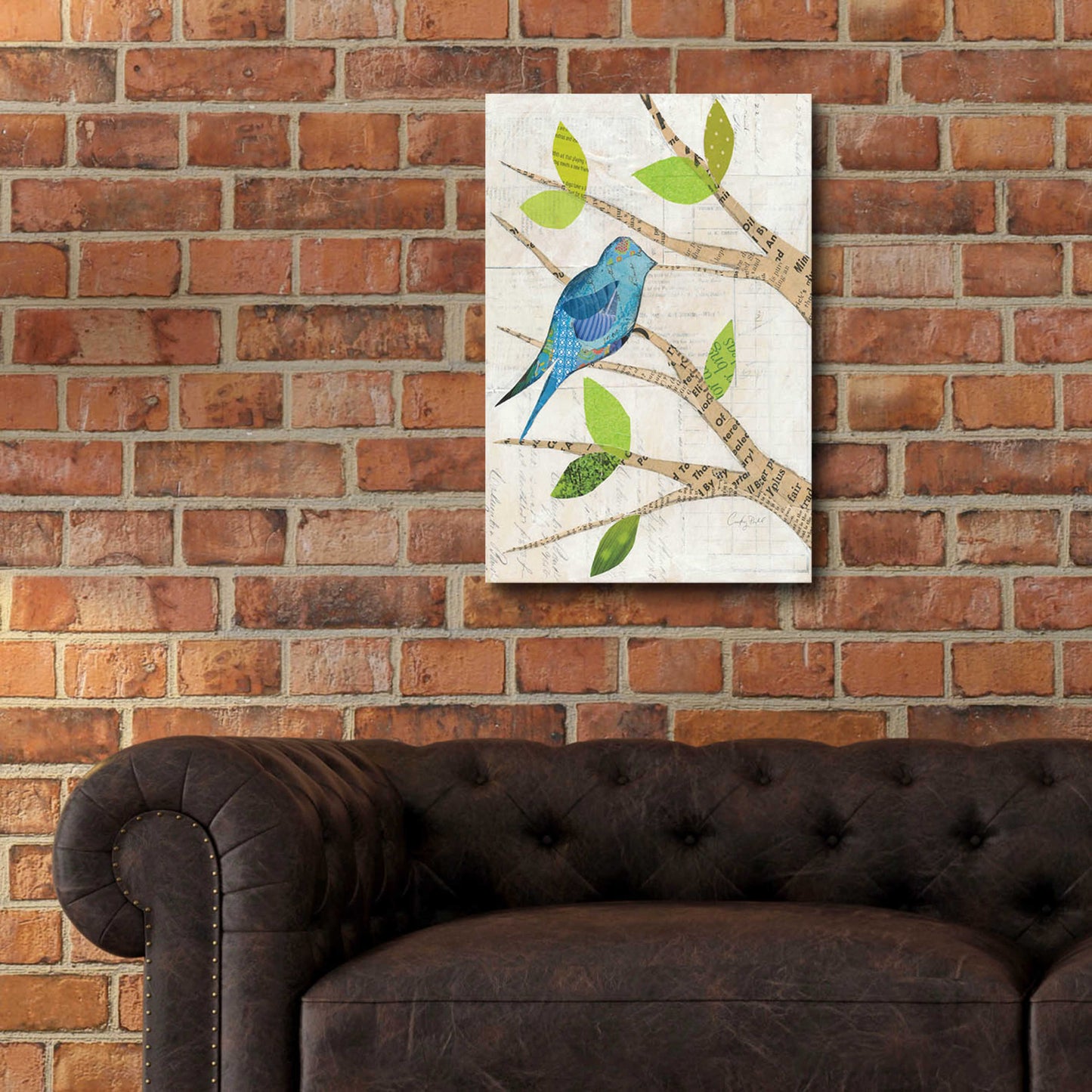 Epic Art 'Birds in Spring I' by Courtney Prahl, Acrylic Glass Wall Art,16x24