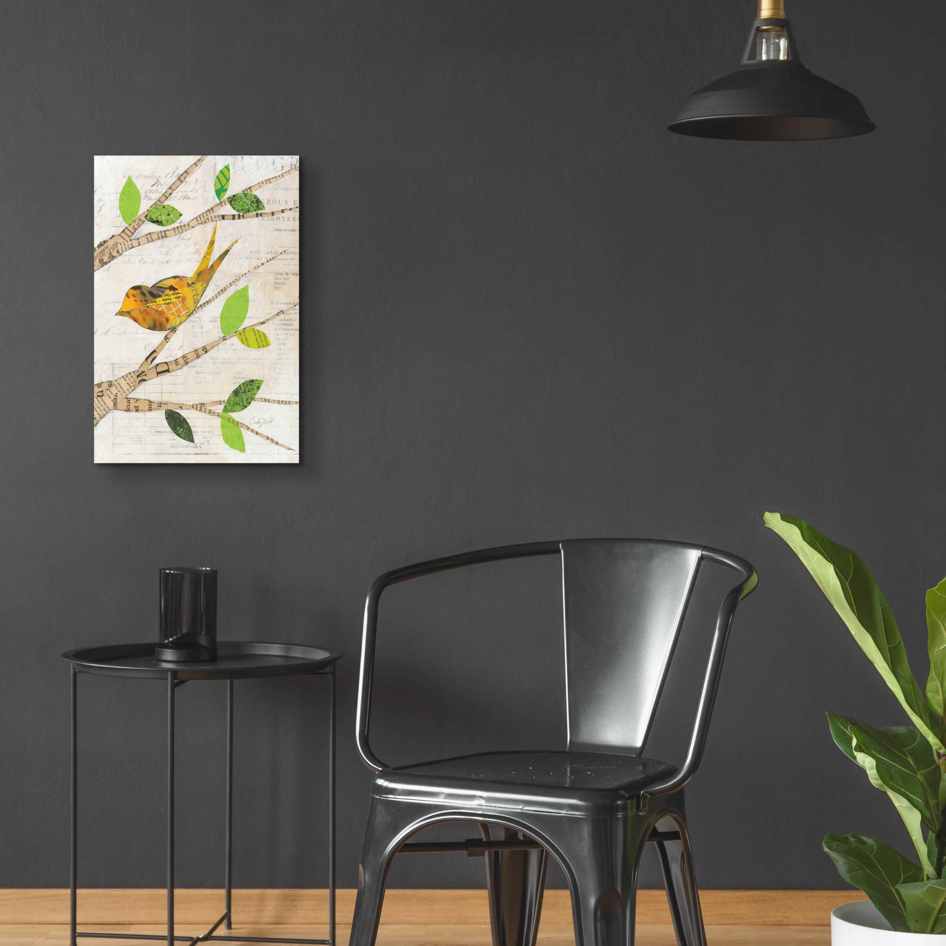 Epic Art 'Birds in Spring II' by Courtney Prahl, Acrylic Glass Wall Art,16x24