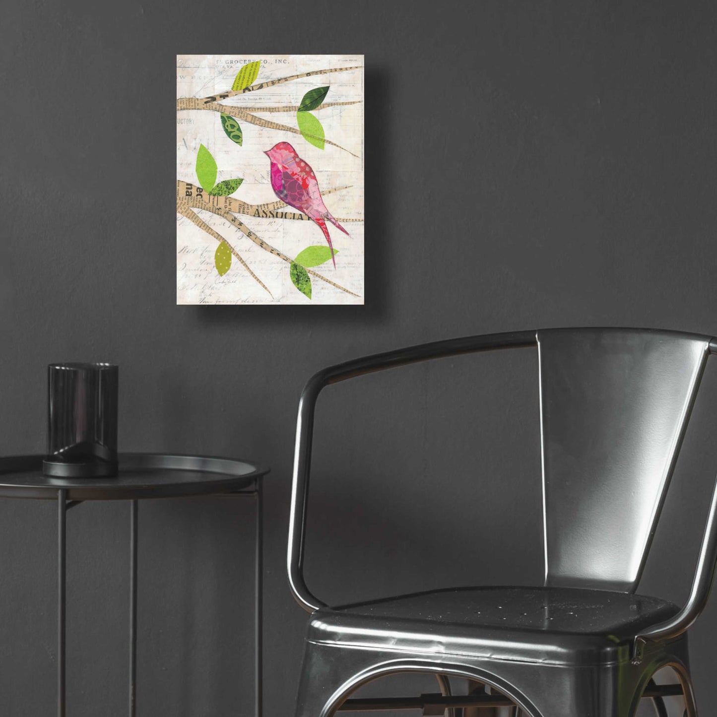 Epic Art 'Birds in Spring IV' by Courtney Prahl, Acrylic Glass Wall Art,12x16