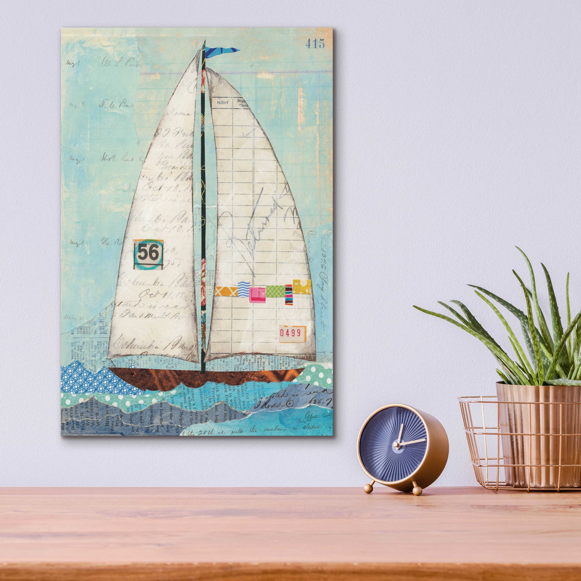 Epic Art 'At the Regatta IV' by Courtney Prahl, Acrylic Glass Wall Art,12x16