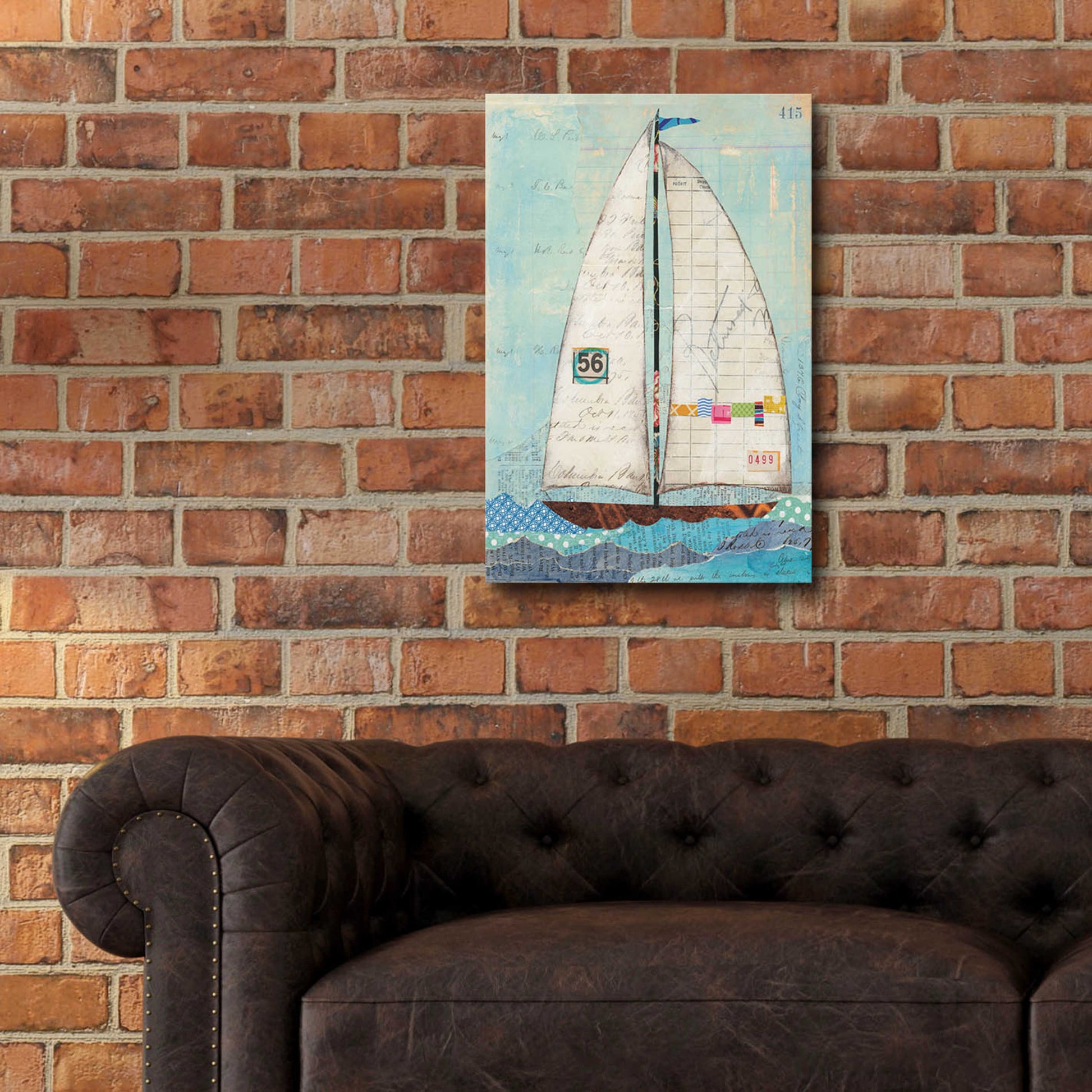 Epic Art 'At the Regatta IV' by Courtney Prahl, Acrylic Glass Wall Art,16x24