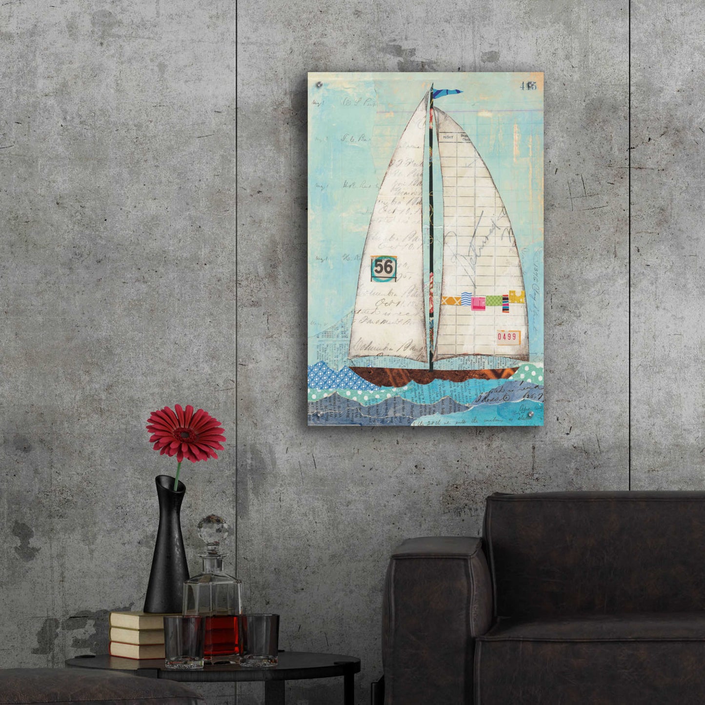 Epic Art 'At the Regatta IV' by Courtney Prahl, Acrylic Glass Wall Art,24x36