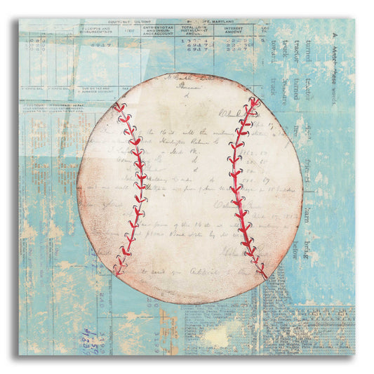 Epic Art 'Play Ball I' by Courtney Prahl, Acrylic Glass Wall Art