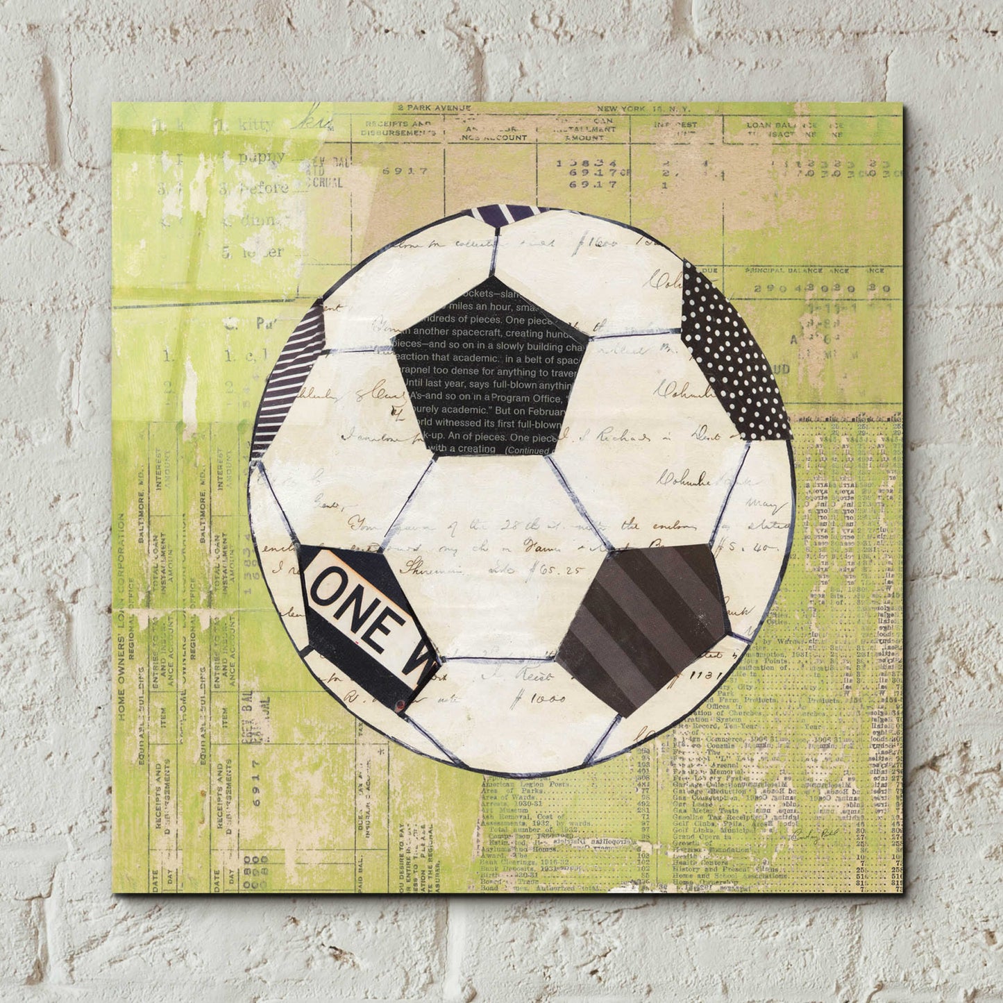 Epic Art 'Play Ball III' by Courtney Prahl, Acrylic Glass Wall Art,12x12