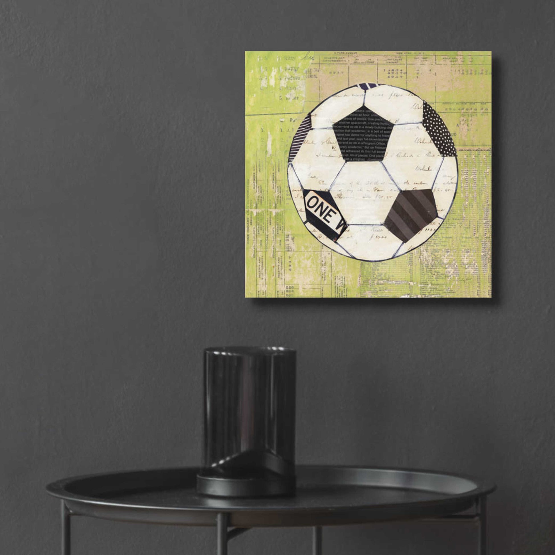 Epic Art 'Play Ball III' by Courtney Prahl, Acrylic Glass Wall Art,12x12