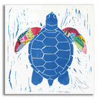 Epic Art 'Sea Creature Turtle Color' by Courtney Prahl, Acrylic Glass Wall Art