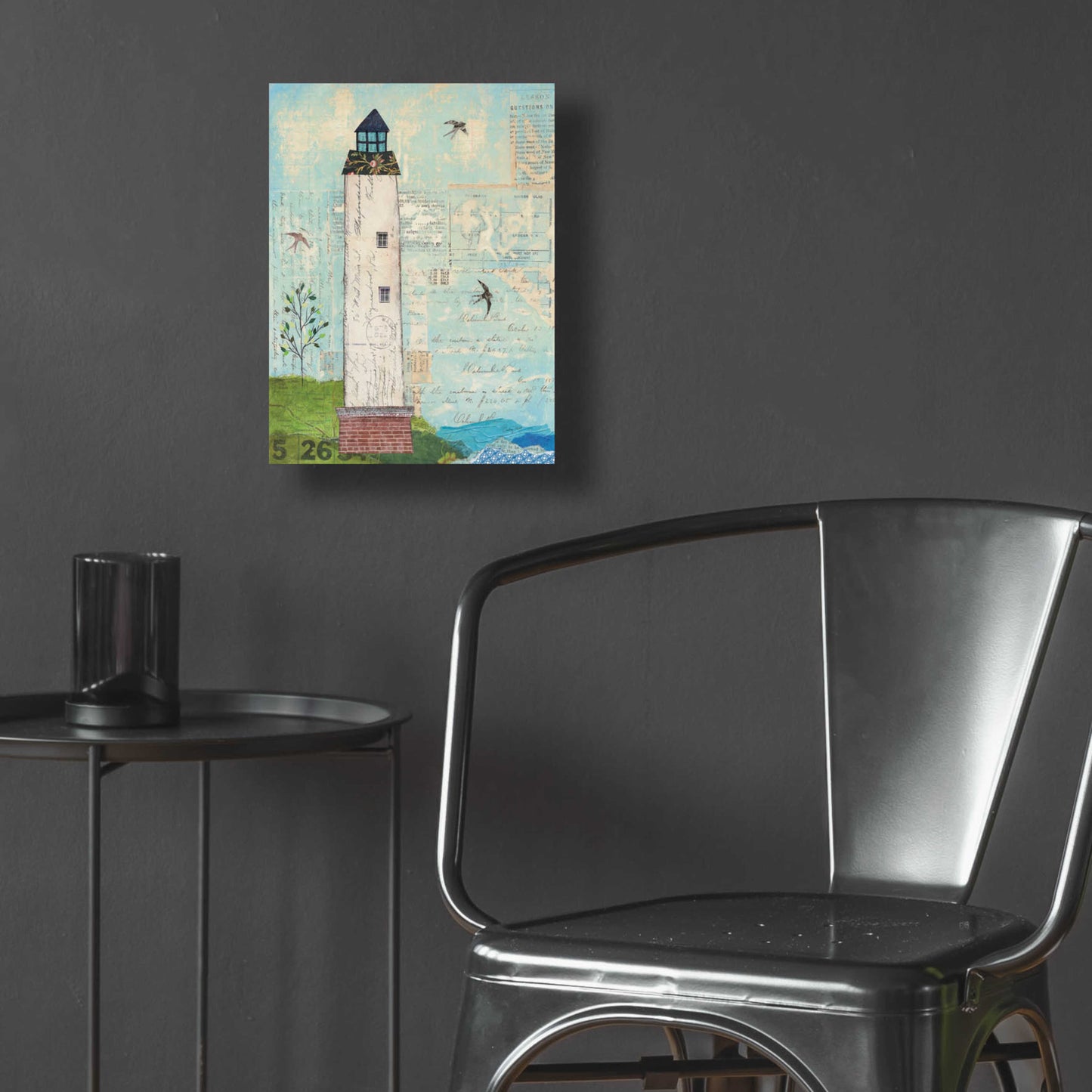 Epic Art 'Coastal Lighthouse I' by Courtney Prahl, Acrylic Glass Wall Art,12x16