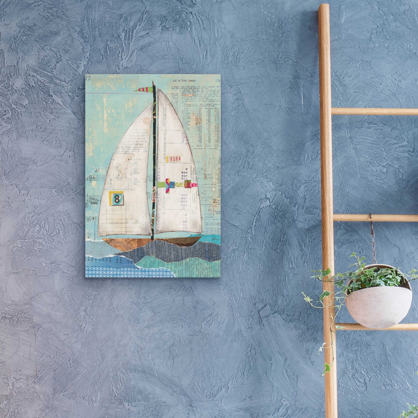 Epic Art 'At the Regatta I' by Courtney Prahl, Acrylic Glass Wall Art,16x24