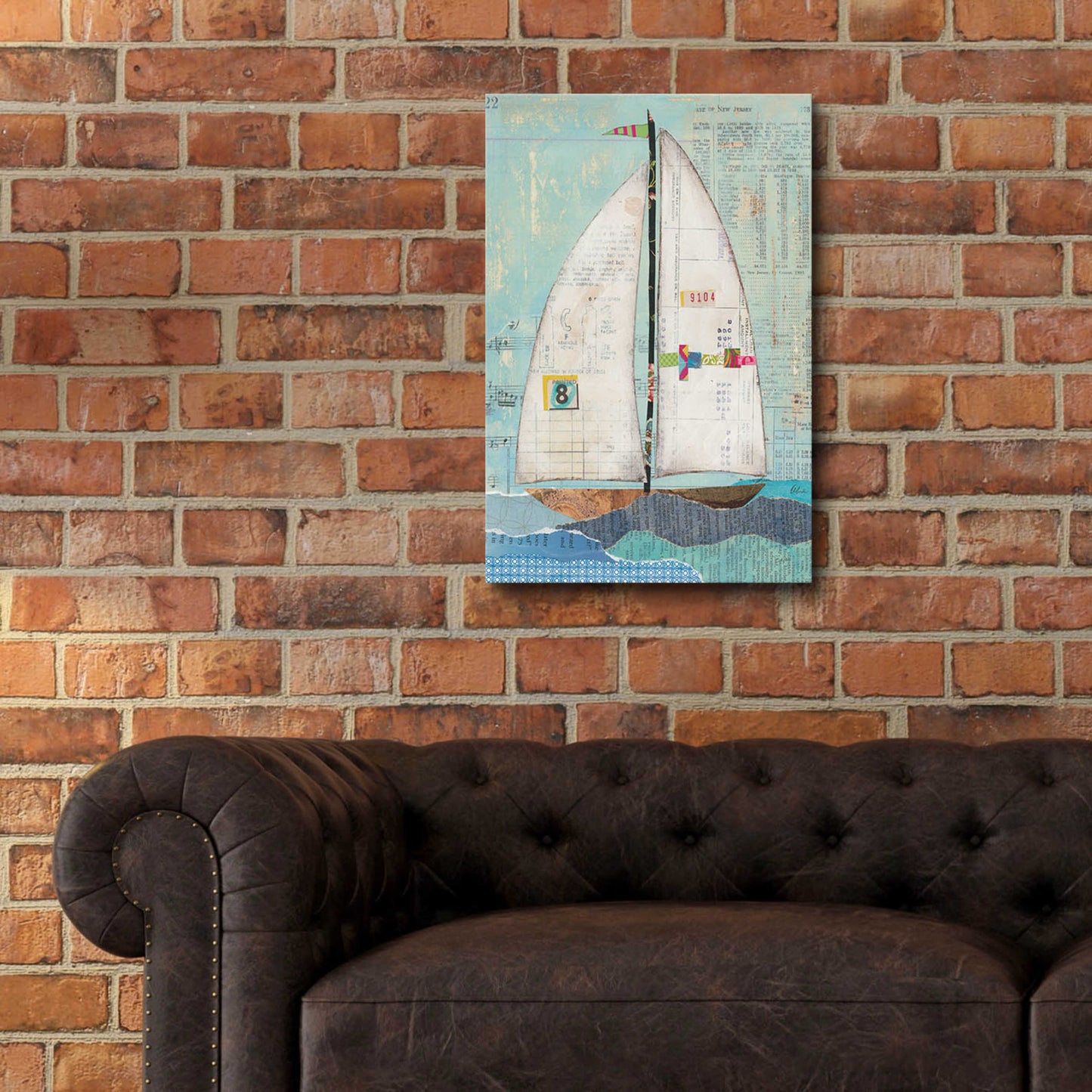 Epic Art 'At the Regatta I' by Courtney Prahl, Acrylic Glass Wall Art,16x24