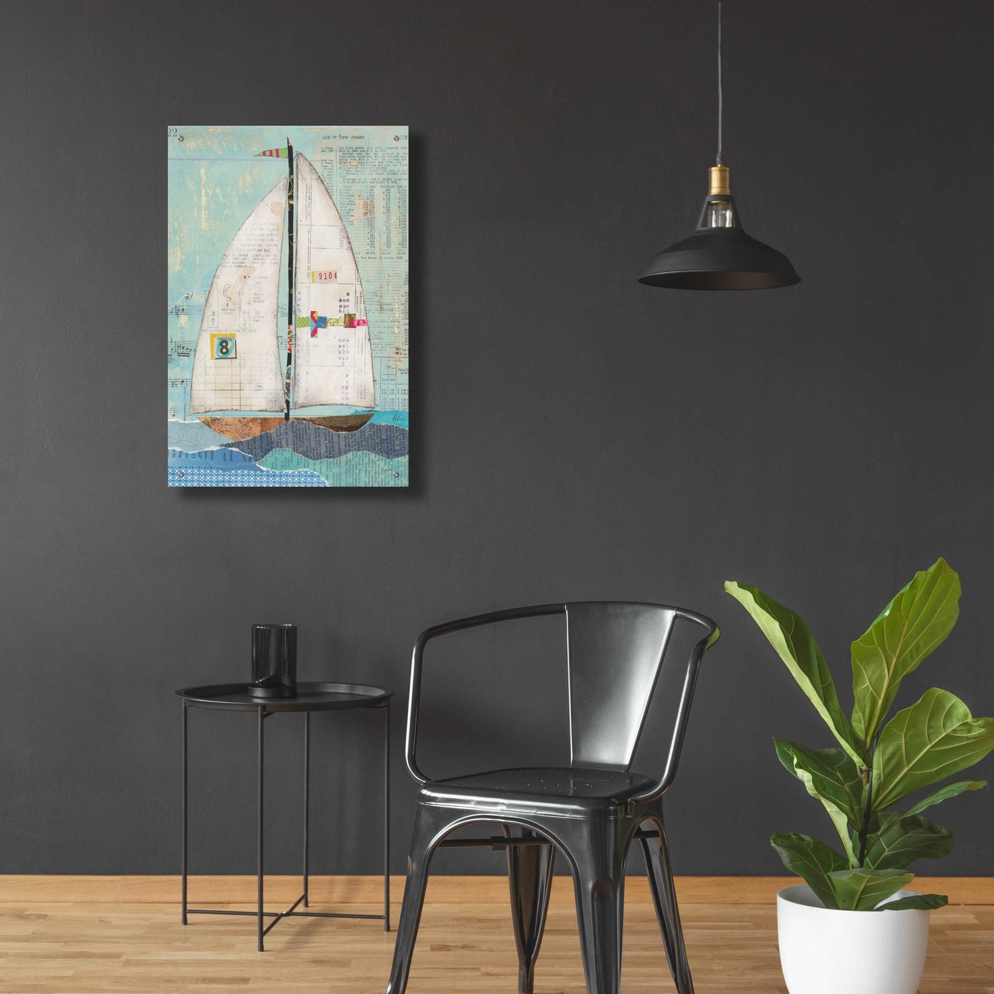 Epic Art 'At the Regatta I' by Courtney Prahl, Acrylic Glass Wall Art,24x36