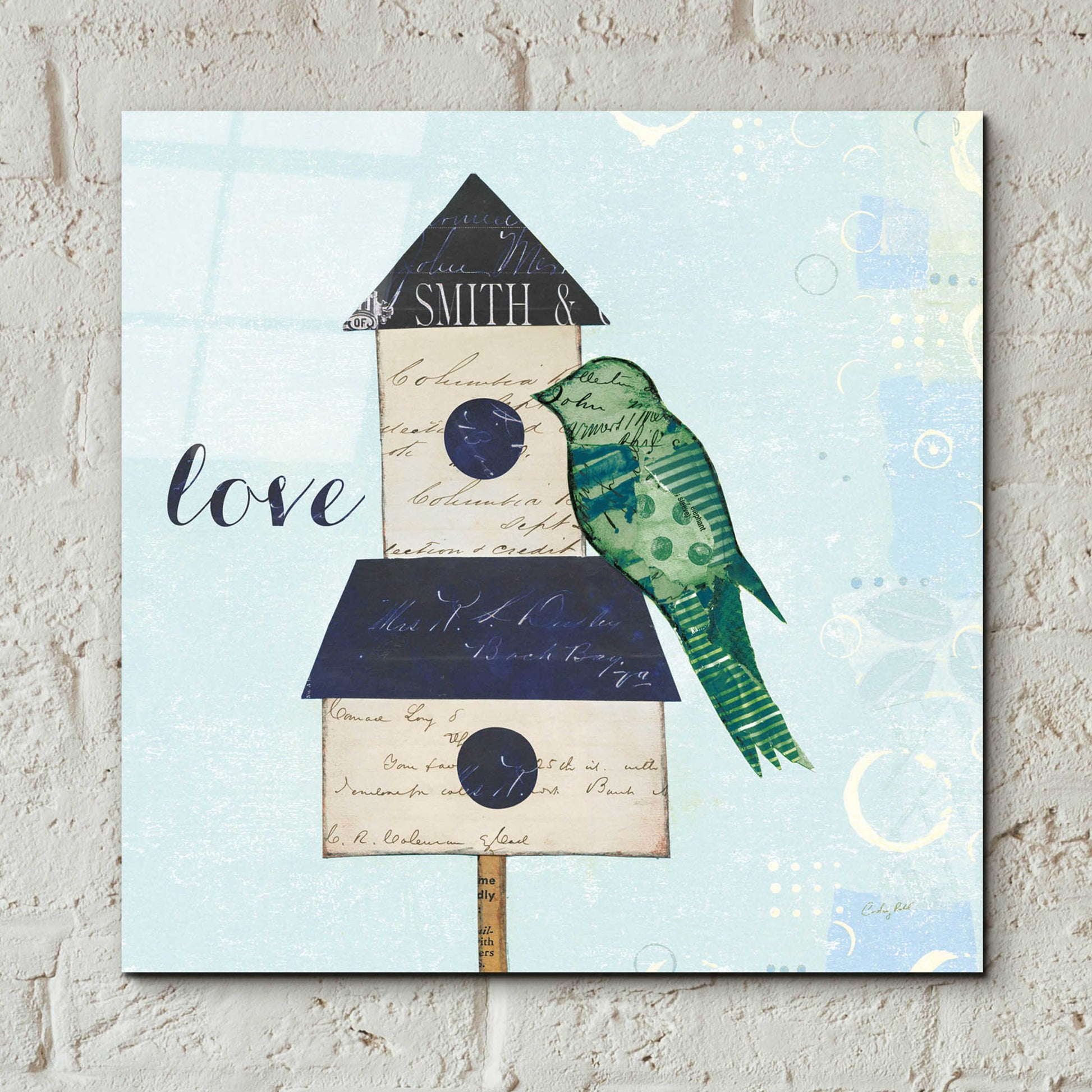 Epic Art 'At Home IV Love' by Courtney Prahl, Acrylic Glass Wall Art,12x12