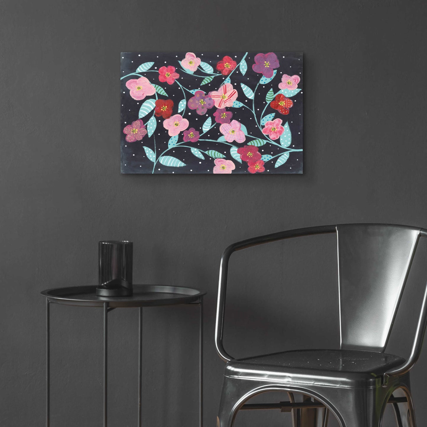 Epic Art 'Wall Flowers' by Courtney Prahl, Acrylic Glass Wall Art,24x16