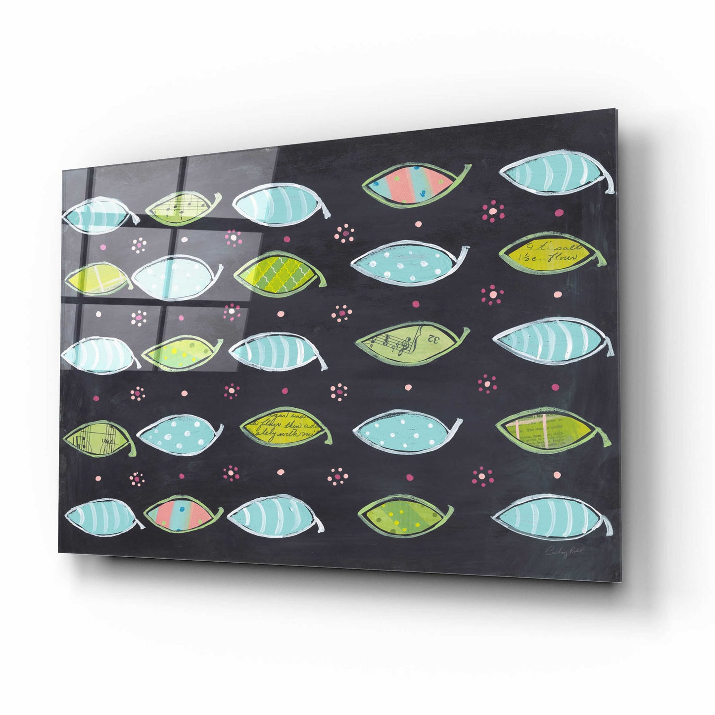 Epic Art 'Looks Like Fish' by Courtney Prahl, Acrylic Glass Wall Art,16x12