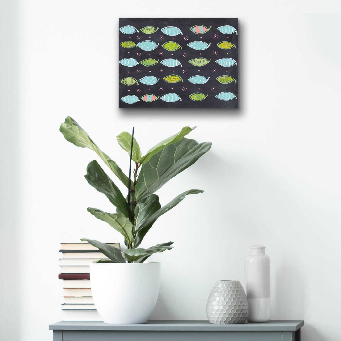 Epic Art 'Looks Like Fish' by Courtney Prahl, Acrylic Glass Wall Art,16x12